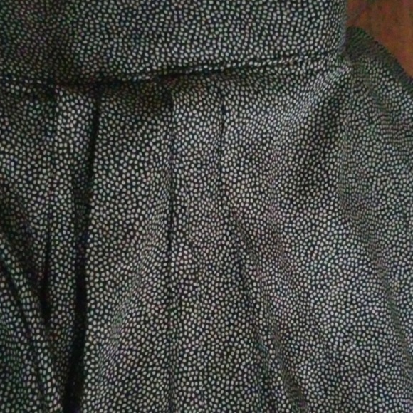 Vintage Button Front Skirt Black Tan Victorian Maxi Size M - Picture 6 of 6